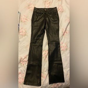 Women’s Urban Outfitters black leather pants